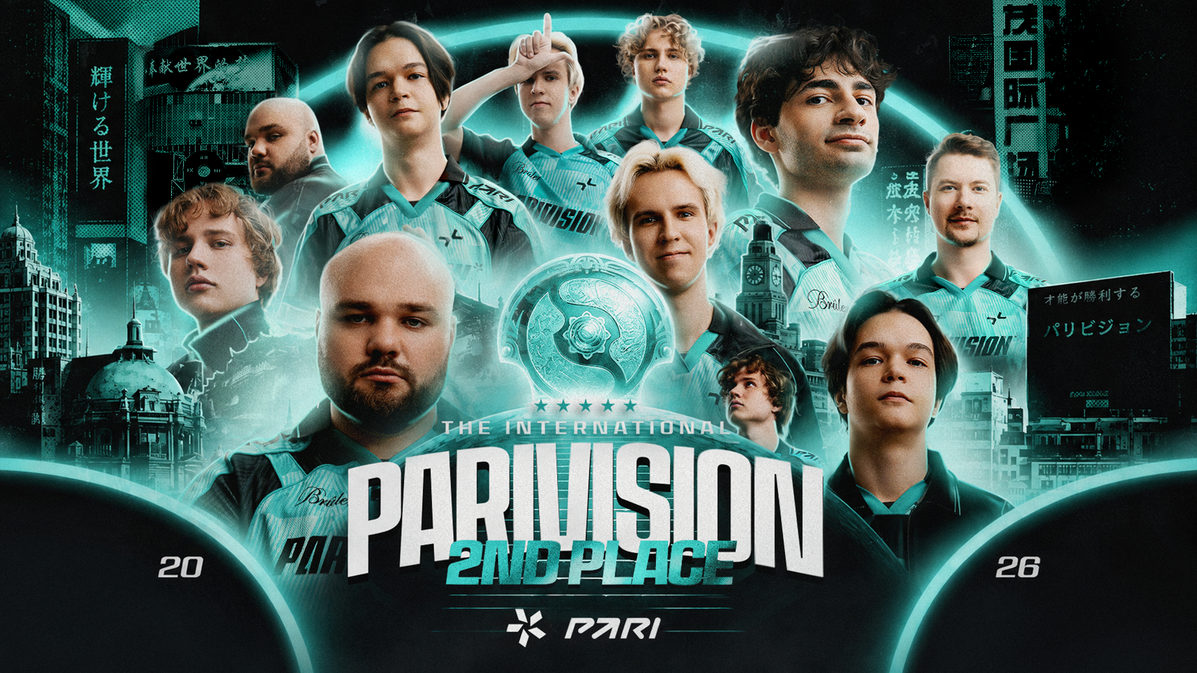 PARIVISION Dota 2 placed 2nd at The International 2026